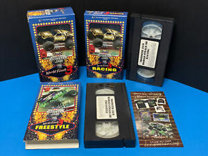 VHS Monster Jam World Finals 3 Racing + FreeStyle (Clear Channel, 2002) Sports