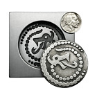 Anglo-Saxon WOLF HEADED SERPENT (Silver Sceat) [600’S A.D.] - Graphite Coin Mold