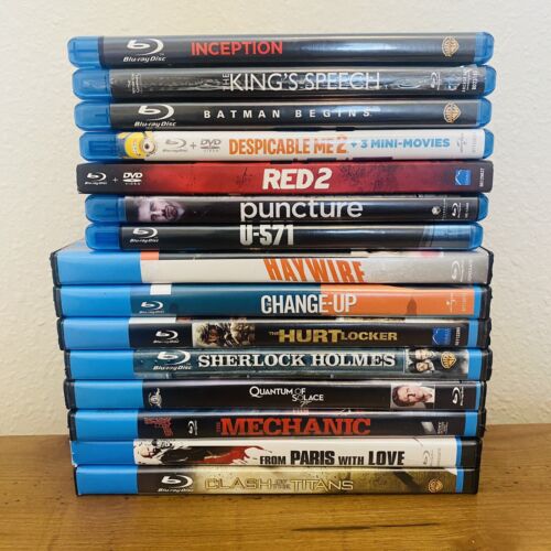 New ListingLot of 15 Blu Ray Disc Movies Comedy Family Music Drama Action Wholesale Resell