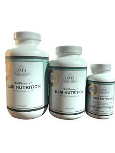 60 OMI Well Beauty Hair Nutrition Growth + Strength, Reduce Loss(Choose Size)