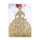 25PCS Laser Cut Wedding Invitations Cards with Envelopes for Quinceanera Birt...