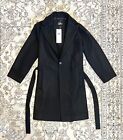 Alo Yoga Wool Gameday Overcoat Black Size Medium Brand New with Tags M4143R