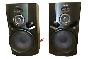 Sony SS-MG110 Bookshelf Speakers 8 Ohms Pair Of Wood Stereo Speakers Black