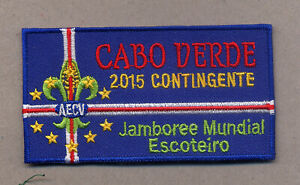 2019 2015 23RD World Scout Jamboree CAPE VERDI Contingent badge