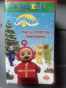 Teletubbies Merry Christmas VHS 1999 2-Tape Set Red Green Kids Holiday Movie