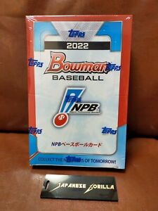 2022 TOPPS NPB BOWMAN Baseball Cards Box Factory Sealed 24 pack From Japan 【New】