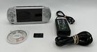 Sony PSP 3000 Console Silver Works Great & Game! Complete Bundle Tested!