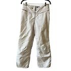 A DIAMOND IN THE SNOW SKI PANTS ALPINE INSULATED POCKETS WHITE WOMENS 40 US 10