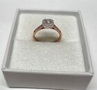 10K Rose Gold Diamond Ring Size 7 - 2 Grams 3/8 CTTW I-J I1-I2 MSRP $1458