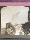 HC White Stereograph Niagara Falls USA Rock Of Ages And Luna Falls 1903