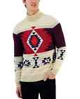 CLUB ROOM Men's Chunky Fair Isle Turtleneck Pullover Sweater Size Large