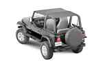 Quadra  Bimini Top Plus for 92-95 Jeep Wrangler YJ Black Denim