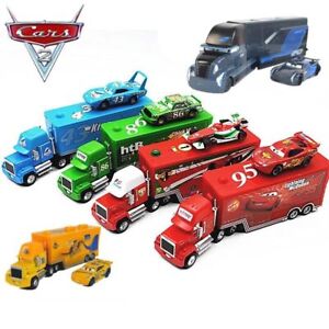 TRUCK+CAR 2-Pack Cars Toys Disney Pixar Lot Kids Party Gifts Collection McQueen