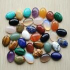 Wholesale 30pcs/lot natural stone mixed Oval CAB CABOCHON stone beads 13x18mm GQ