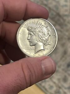 1921 high relief peace dollar BU. First Year Of Issue! Key Date!