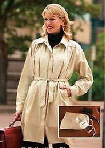 trench coat with carring bag what a delight womans new