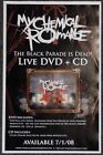 My Chemical Romance The Black Parade Is Dead! 2008 Double-Sided PROMO POSTER