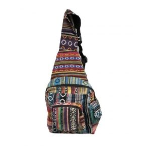 Cross Body Bag Boho Patchwork Style Handmade in Nepal - FAST SHIPPING
