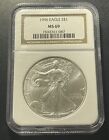 New ListingAmerican Silver Eagle 1996 One Ounce Silver Coin: NGC MS69