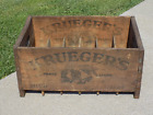 Vintage & Very Rare 1926 Krueger Beer Wood Crate Newark, N.J.