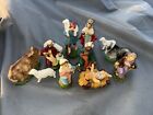 Fontanini Vintage Nativity Figurines Italy 1960-70 Set of 12 Mostly Italy