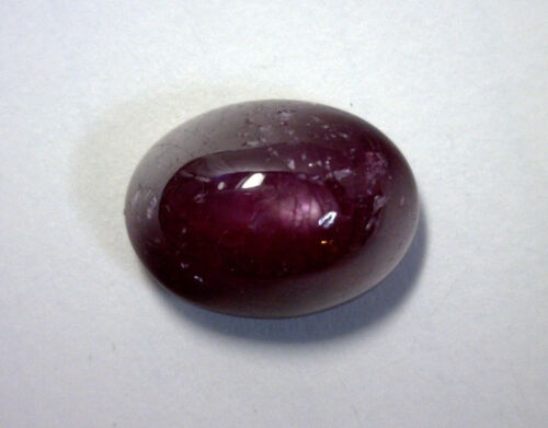9.94 CT OVAL CERTIFIED CABOCHON RUBY, UNHEATED/UNTREATED, MOZAMBIQUE