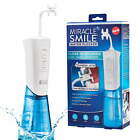 Miracle Smile Portable Rechargeable Water Flosser with Easy Refill Water Tank