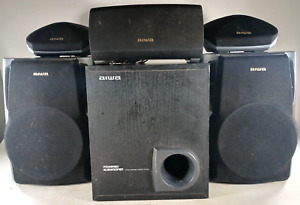 Aiwa Surround  Sound System TS-W45 Powered Subwoofer SX-R275 SX-C605 SX-NA702