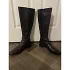 COLE HAAN BROWN SUPER SOFT LEATHER KNEE  BOOTS SZ 9