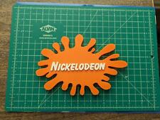 Nickelodeon 3D printed art logo splat shelf wall display mount Nick