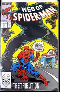 WEB OF SPIDER-MAN #39 VF+ 1988 LOOTER Appearance MARVEL COMICS