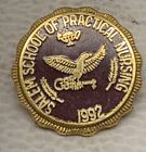 Salem School Of Practical Nursing 1992 Pin Gold Tone .5” Red Gold Tone
