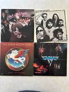 New Listing1970's ROCK vinyl LP lot - BTO - Doobie Brothers - Steve Miller Band - Van Halen