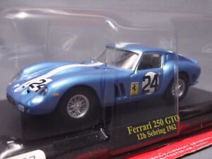 Ferrari Collection F1 250 GTO 12H 1962 1/43 Scale Mini Car Display Diecast 107