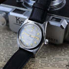1945 Rolex Oyster Perpetual 'Bubbleback' Steel Leather 32mm Watch