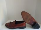 Florsheim Imperial Wingtip Kiltie Tassel Loafers US Mens Size 10 E Wide Leather