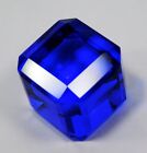 Natural 183.30 Ct Cube Cut Blue Tanzania Tanzanite Loose Gemstone CERTIFIED #@
