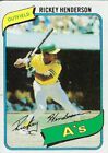 1980 Topps - #482 Rickey Henderson (RC) (SEE DETAILED PICS)