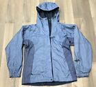 Columbia Women’s Omni Tech Waterproof Hooded Blue Rain Jacket - Size S
