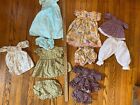 Vintage Baby Doll Clothes Outfits Handmade Lot Of 11 Dresses