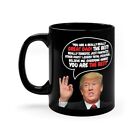 Funny Trump Mug Father's Day Ultra Maga Anti Biden Dad Gift Black Coffee Cup Mug