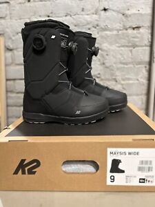 2023 K2 Maysis Wide Mens Snowboard Boots - Size: 9 - Color: Black *NEW IN BOX*