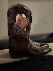 Dan Post Cognac Ostrich Leg Cowboy Western Boots DP26636 Mens 11 D New
