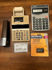 Vintage Collectible Office Supplies Lot Calculators Stapler