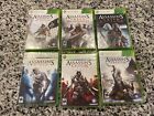 Xbox 360 Games Assassin's Creed Collection Bundle Lot set Of 6 Free Shipping