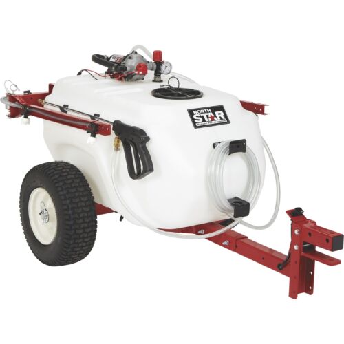 NorthStar Tow-Behind Trailer Boom Broadcast and Spot Sprayer — 41-Gallon, 4.0
