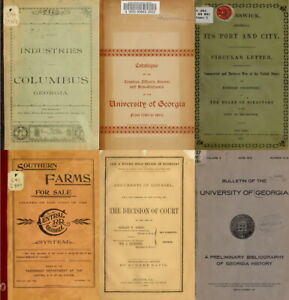 174 Old Rare Books on Georgia History Genealogy Ancestry Family Records on DVD