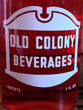 New ListingOLD COLONY BEVERAGES; ACL SODA POP BOTTLE; 7OZ; ELLWOOD CITY, PA. (SEALED)