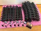 (EzTec) Scientific Toys  G scale Train Straight + Curved Track Lot of 22 + Signs