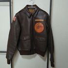 Aero leather 38 Size Type A-2 Leather jacket  Brown